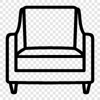 chair, home, furniture, set icon svg