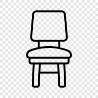 chair, office chair, wooden chair, leather chair icon svg