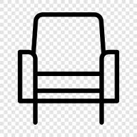 chair, relax, recliner, relaxer icon svg