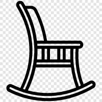 chair, office chair, wooden chair, furniture icon svg