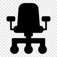 chair, office chair, leather chair, wooden chair icon svg