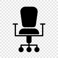 chair, desk chair, office chairs, office furniture icon svg