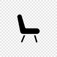 chairs, wooden, office, furniture icon svg