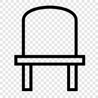 chairs, seating, office, furniture icon svg