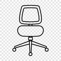 Chairs, Seating, Furniture, Home icon svg