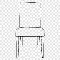 Chairs, Furniture, Office, Home icon svg