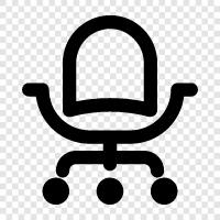 Chairs, Furniture, Office, Home icon svg