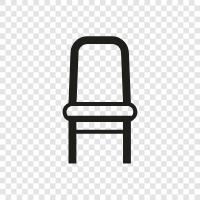 Chairs, Furniture, Furniture Stores, Living Room icon svg