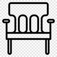 Chairs, Furniture, Office, Home icon svg