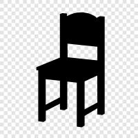 Chairs, Wooden, Office, Furniture icon svg