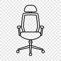 Chairs, Seating, Furniture, Living Room icon svg