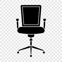 Chairs, Furniture, Office, Home icon svg