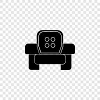 chairs, relax, read, sofa icon svg