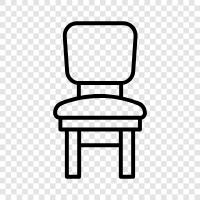 Chairs, Furniture, Home, Living icon svg