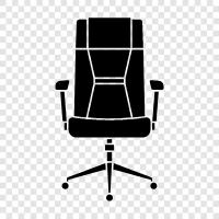 Chairs, Furniture, Office, Home icon svg