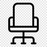 Chairs, Furniture, Office, Home icon svg