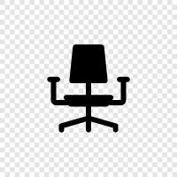 chairs, wooden chair, office chair, leather chair icon svg