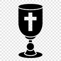 chalices, ceremonial, Catholic, ecclesiastical icon svg