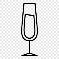 champagne flute, champagnes, sparkling wine, champagne glass icon svg