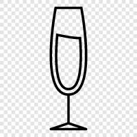 champagne flute, champagne flutes, champagne glass, champagne flute glass icon svg