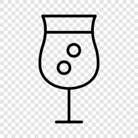 Champagner, Schaumwein, Schaumwasser, Schaumsaft symbol