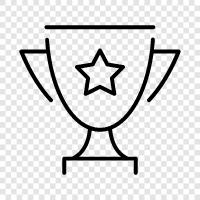 champion, winner, successful, triumphant icon svg