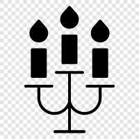 chandelier, candle, lamps, candelabra icon svg