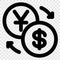 change money, money changer, currency exchange, foreign currency icon svg