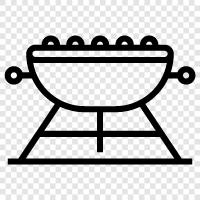 charcoal grill, gas grill, cooking, grilling icon svg