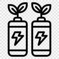 charger, electronic, portable, lithium ion icon svg