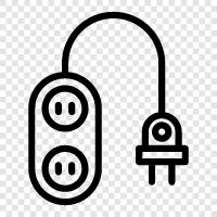 Зарядное устройство, USB, мощность, адаптер Значок svg