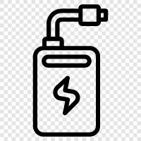 charger, phone charger, portable charger, rechargeable battery icon svg