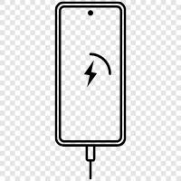 charger, electric, battery, solar icon svg