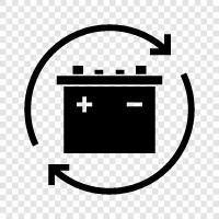 chargers, portable, power, portable power icon svg