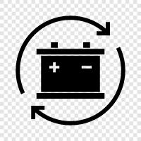 Chargers, Batteries, Laptops, Portable icon svg