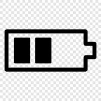 chargers, batteries, power, portable icon svg