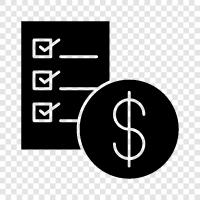 charges, billing, fees, cost icon svg