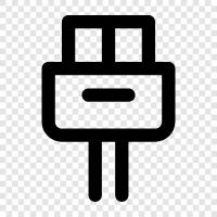 Charging Cable, Data Cable, Sync Cable, USB Cable icon svg