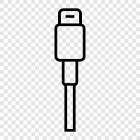 Şarj Kabloları, USB Şarj Kablosu, şarj kablosu, USB şarj ikon svg