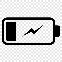 charging, lithium, energy, portable icon svg