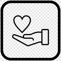 charity work, charity events, charity donations, charity organizations icon svg