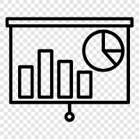 chart, presentation, graphic, graph icon svg