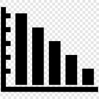 Diagramm, Daten, Balken, Linien symbol