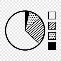 chart, bar chart, pie chart, radial chart icon svg