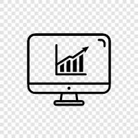 Charting, Charting Tools, Charting Software, Chart Monitor icon svg