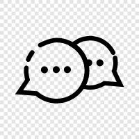 chat app, chat rooms, chatroulette, chat room icon svg