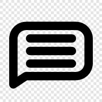 ChatApp, ChatSoftware, ChatRäume, ChatProgramm symbol