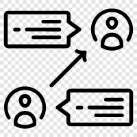 chat, talk, discussion, dialogue icon svg