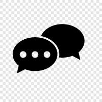 chat, messaging app, messaging service, chat service icon svg