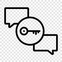 chat, messaging, encrypted chat, chat encryption icon svg